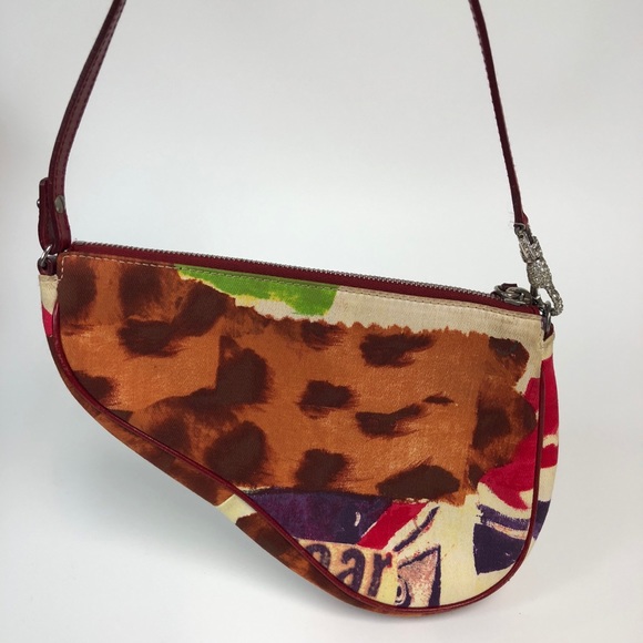 Dior Limited Edition Victim Crystal Saddle Pouche - Picture 3 of 5